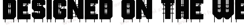designed on the west字体转换